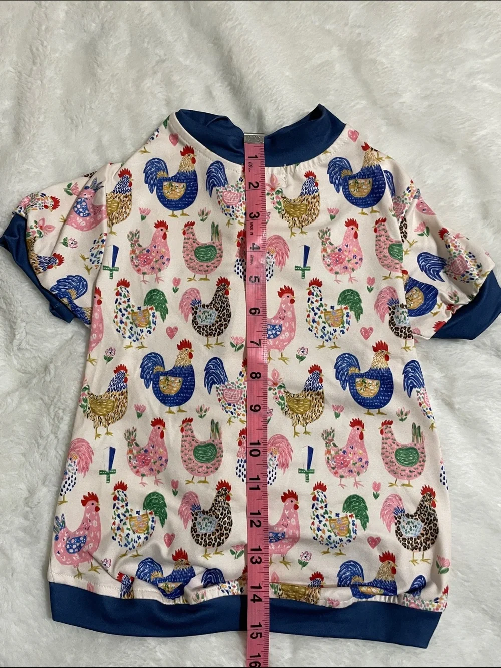 Boutique Chicken Print Pet Shirt